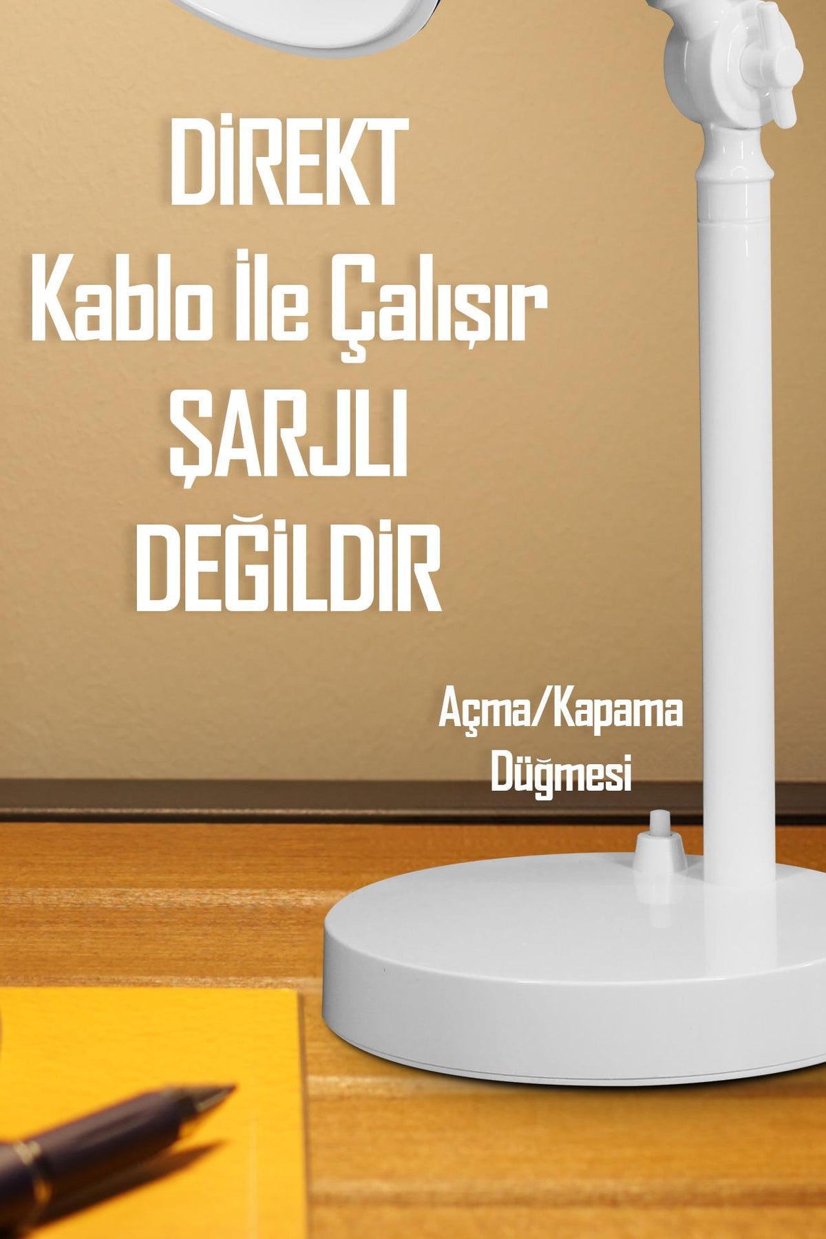 Akrobat Masa Lambası Retro Model Kablolu Elektrikli Ders Çalışma Lamba Kitap Okuma Işığı Yeşil KML