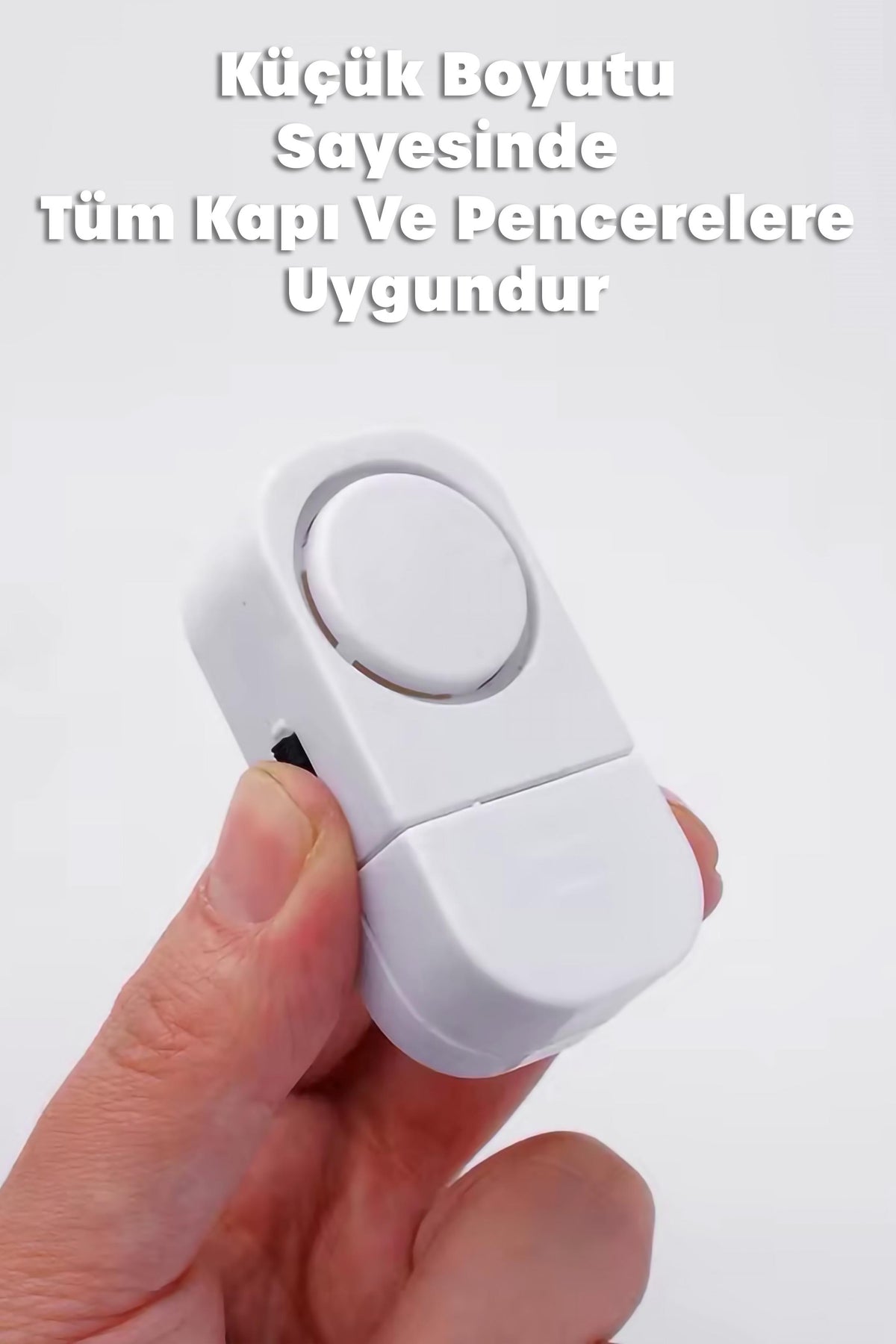 1 Adet Kablosuz Kapı Pencere Alarmı Pilli Uzun Ömürlü Hırsız Güvenlik Cihazı Alarm Sistemi