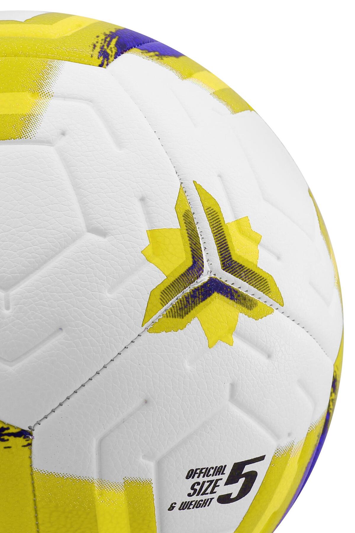 Orijinal Futbol Topu Premiera Sert Zemin Halı Saha Futbol Topu Hibrit Sarı No:5