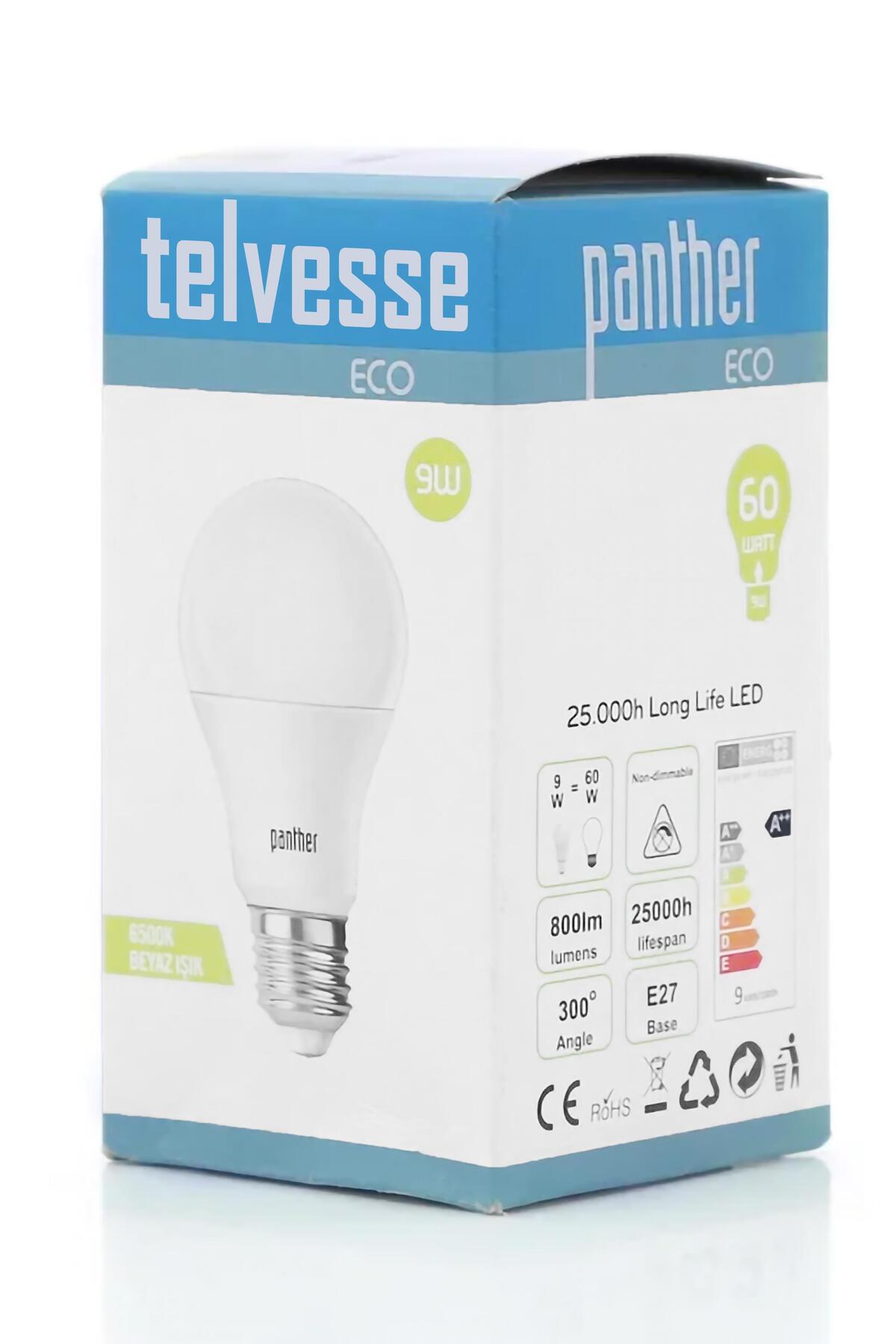 8 ADET 9W Beyaz LED E27 Ampul Tasarruflu Lamba 6500 K Beyaz Işık 800 Lümen 9W=60W