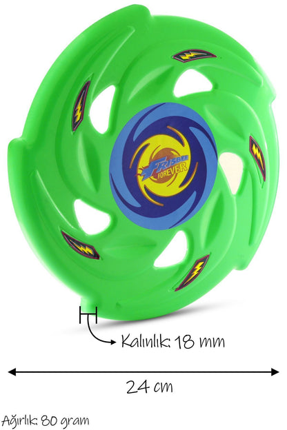 3lü Frisbee Frizbi Fırlatma Diski Disk Atma Oyunu Çocuk Yetişkin Plaj Bahçe Oyuncak 24 Cm