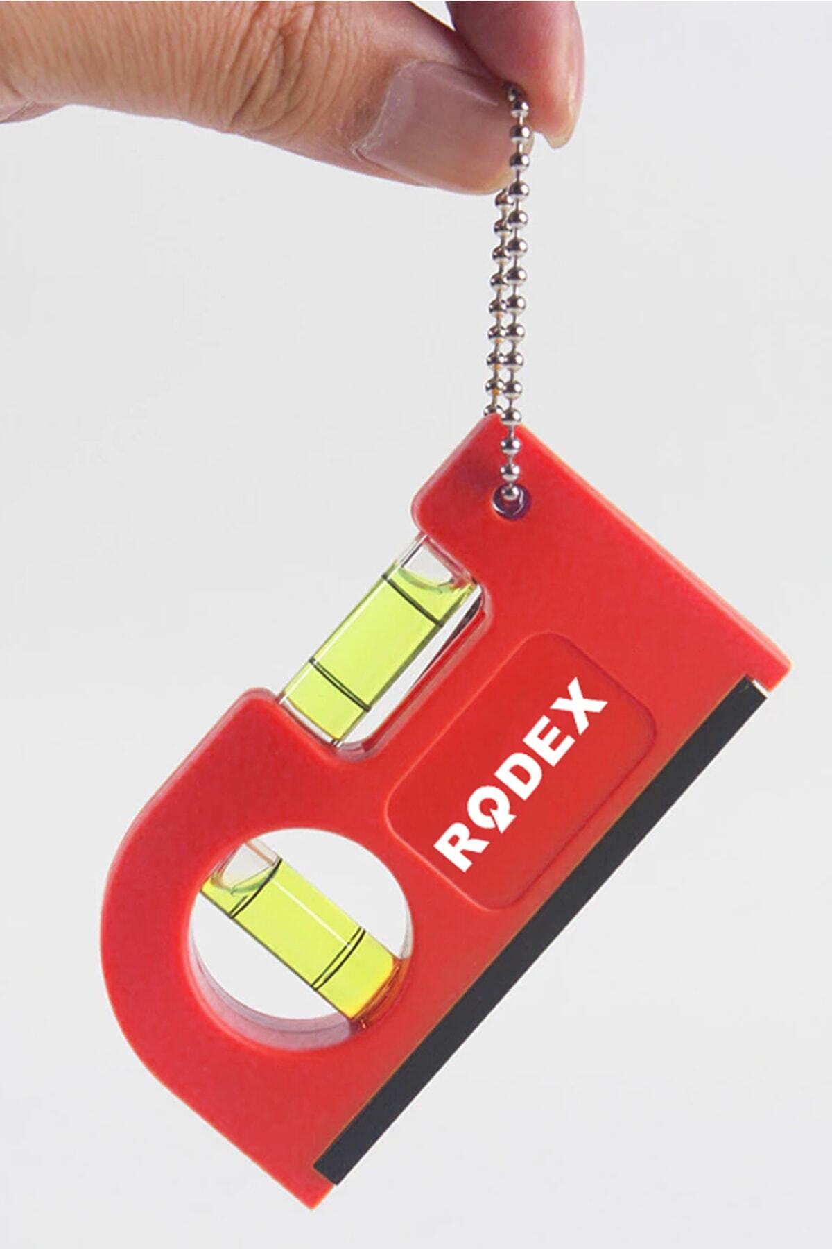 Rodex Cep Tipi Mini Su Terazisi Kırmızı Mıknatıslı Su Terazisi