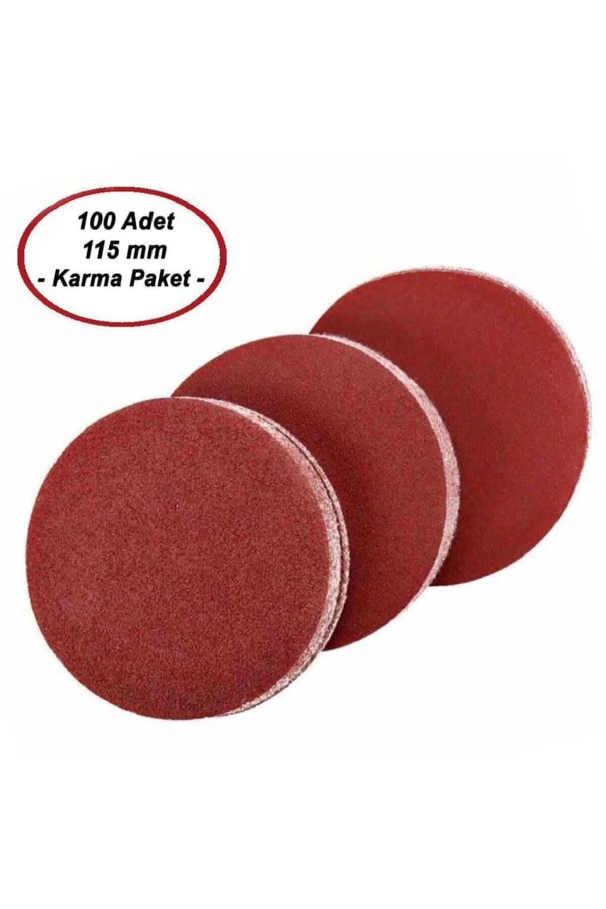 115 Mm Yedek Cırt Zımpara Karma Paket (100 Adet)