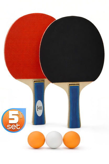 Masa Tenisi Raketi Seti Tenis Topu Set 5 Parça Başlangıç Seti TTR600
