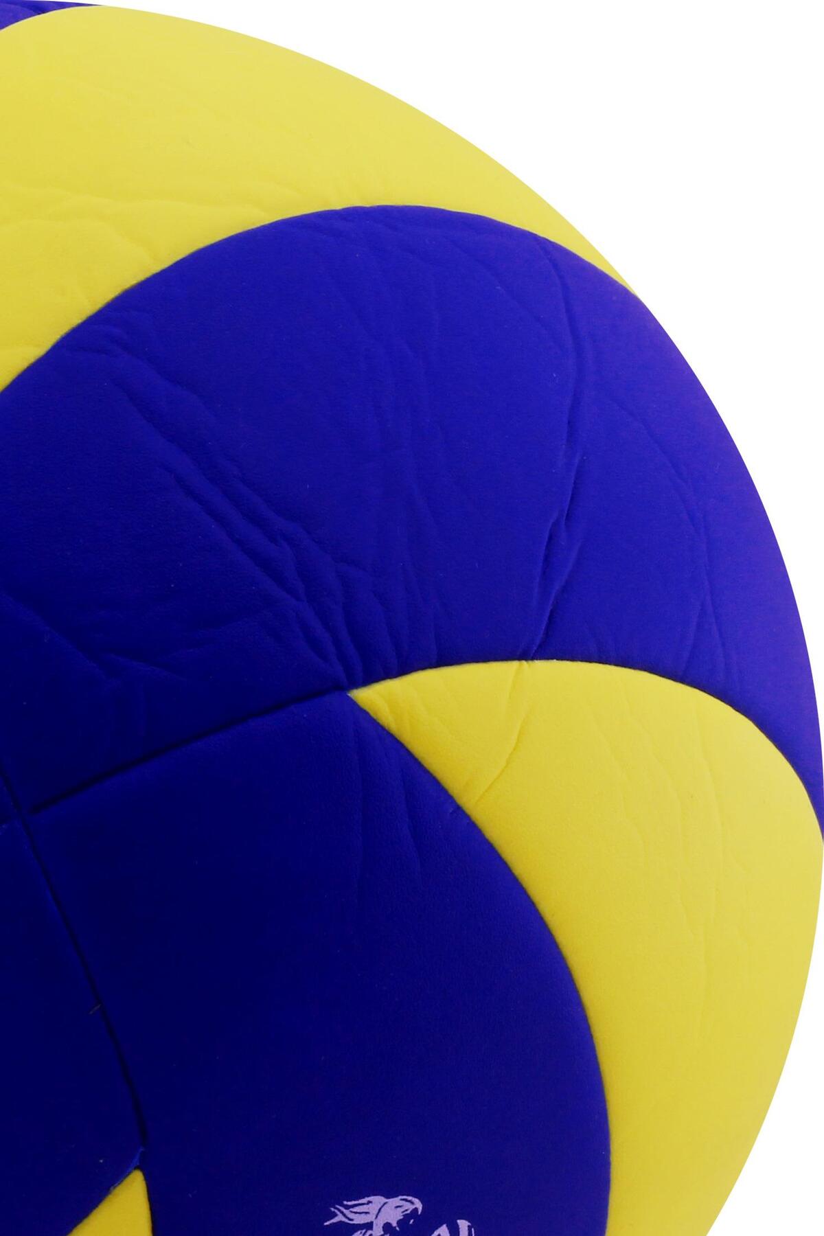 Voleybol Topu Swirl Soft Touch Yapıştırma Yumuşak Yüzey 8 Panel 5 Numara Kırmızı