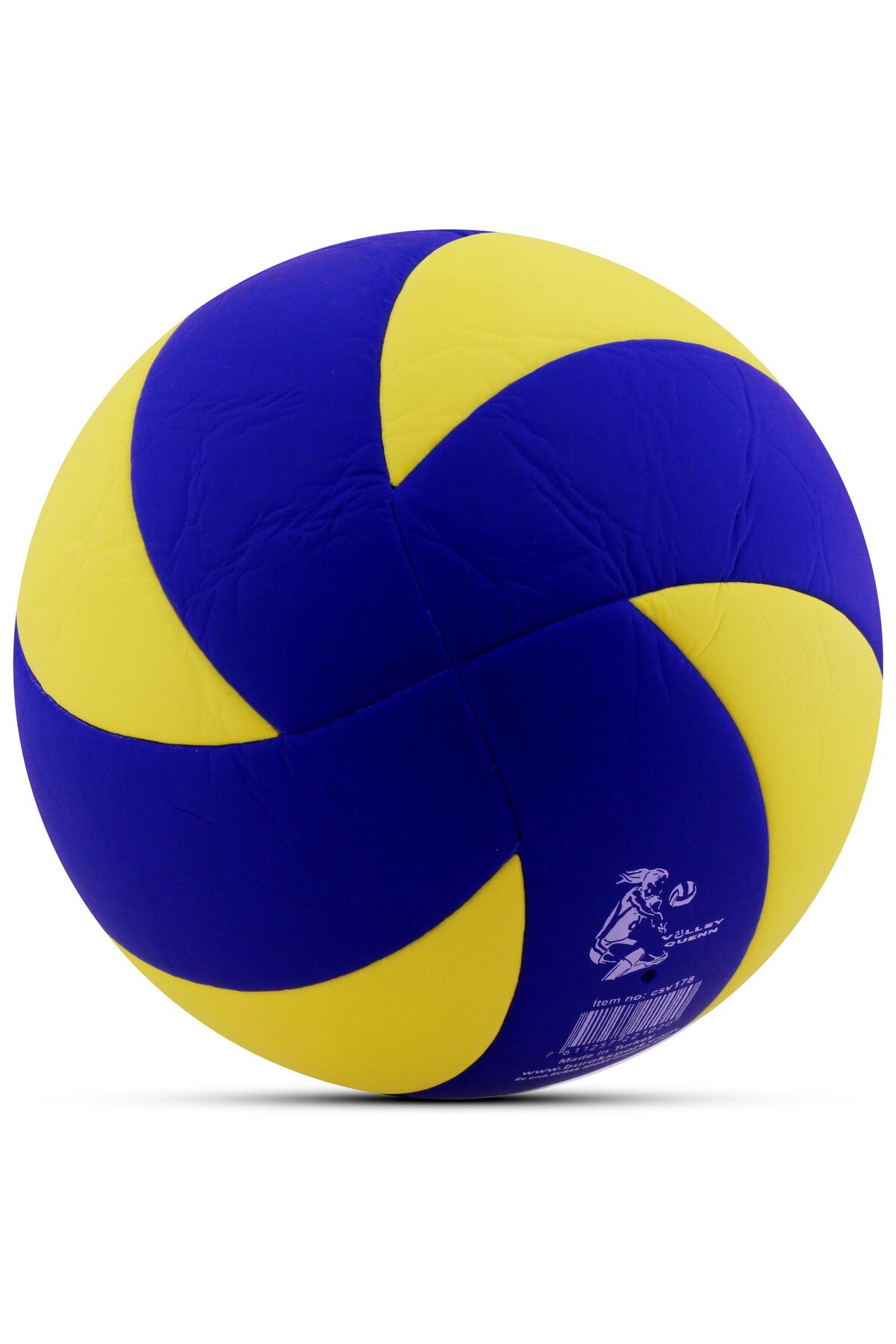 Voleybol Topu Swirl Soft Touch Yapıştırma Yumuşak Yüzey 8 Panel 5 Numara Kırmızı