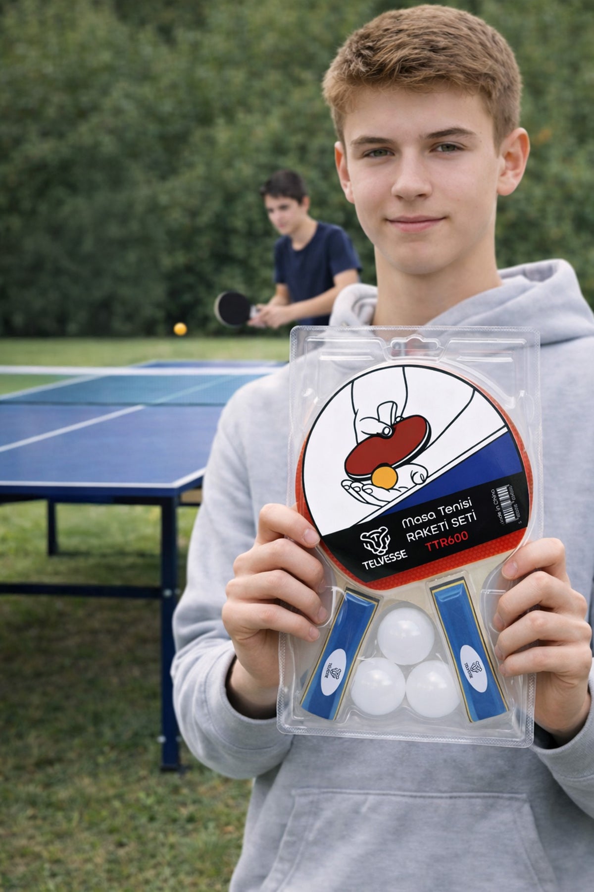 Masa Tenisi Raketi Seti Tenis Topu Set 5 Parça Başlangıç Seti TTR600