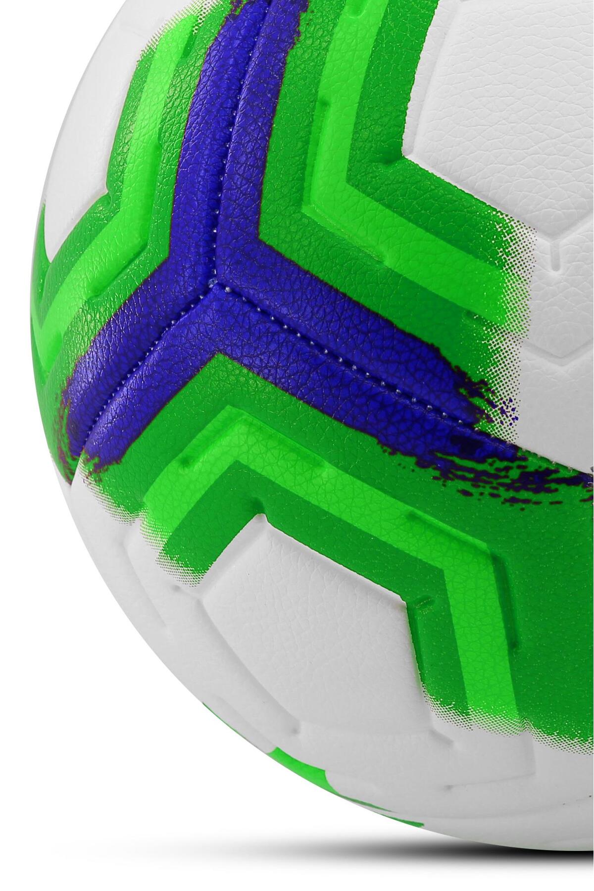 Orijinal Futbol Topu Premiera Sert Zemin Halı Saha Futbol Topu Hibrit Yeşil No:5