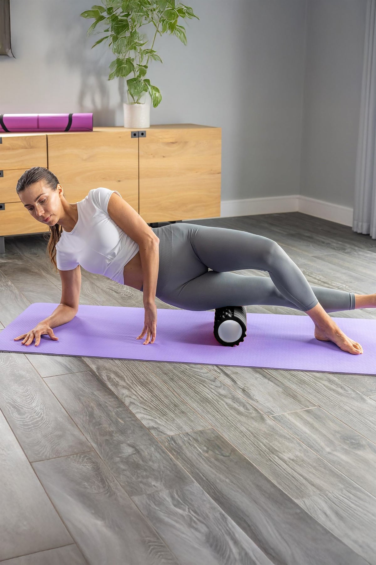 Foam Roller Fitness Masaj Rulosu Pilates Köpüğü Yüksek Yoğunluklu Orta Yumuşak