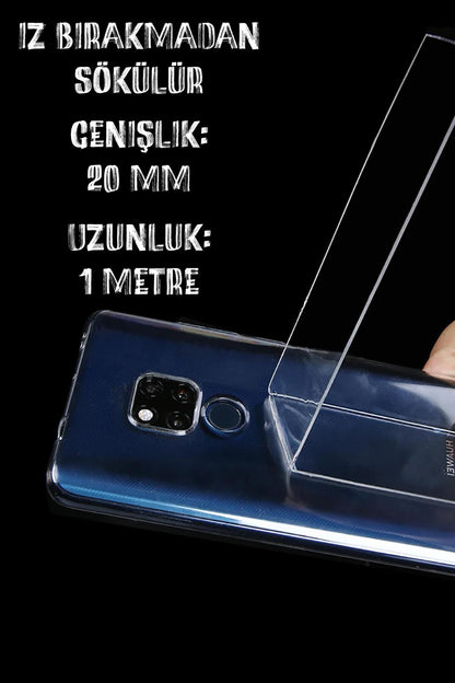 Çift Taraflı Yıkanabilir Süper Güçlü Nano Teknoloji Bant Şerit Led Tablo Priz Montaj Bandı 1 metre