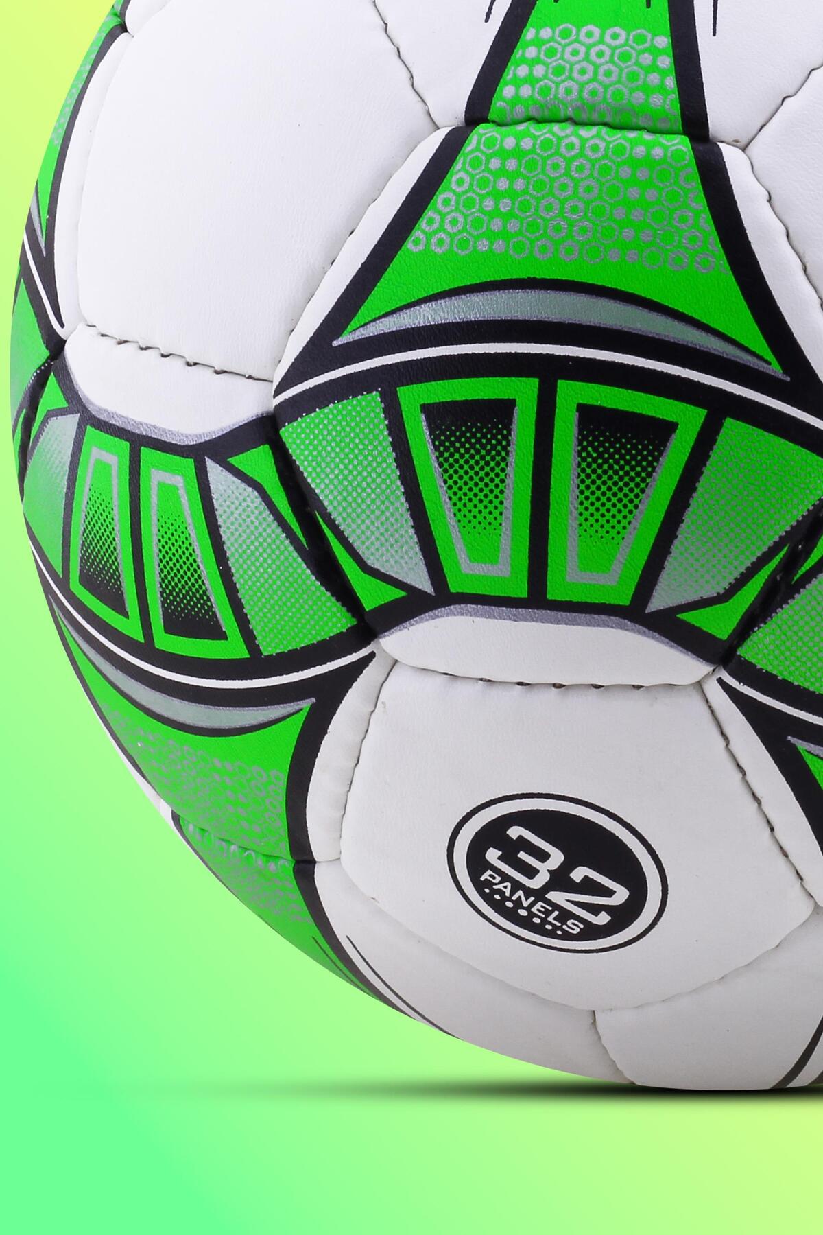 Futbol Topu El Dikişli Pompalı SET Ultra Dayanıklı Sert Zemin Halı Saha Topu 5 Numara