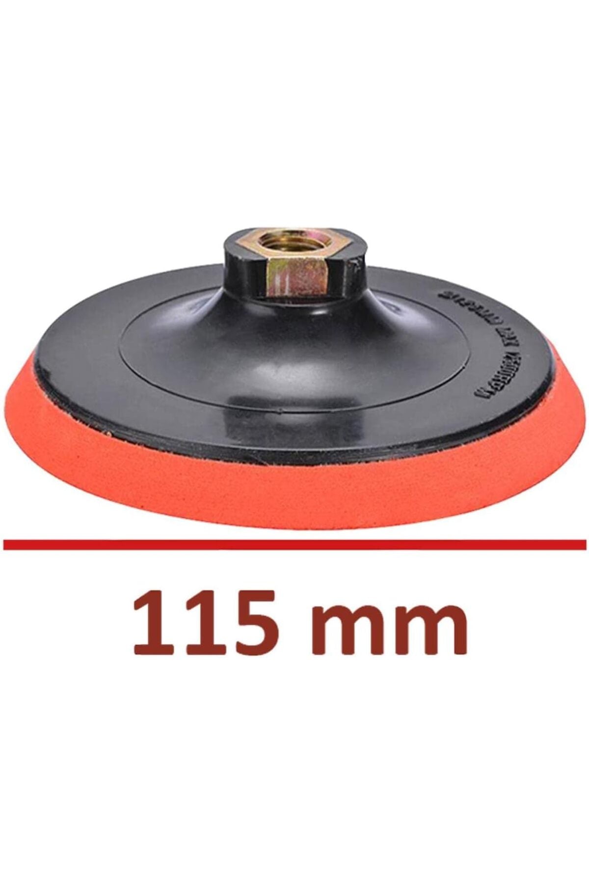 Cırt Zımpara Deliksiz Avuç Taşlama Cırt Taban Altlığı 115 mm M14 + Matkap Aparatı