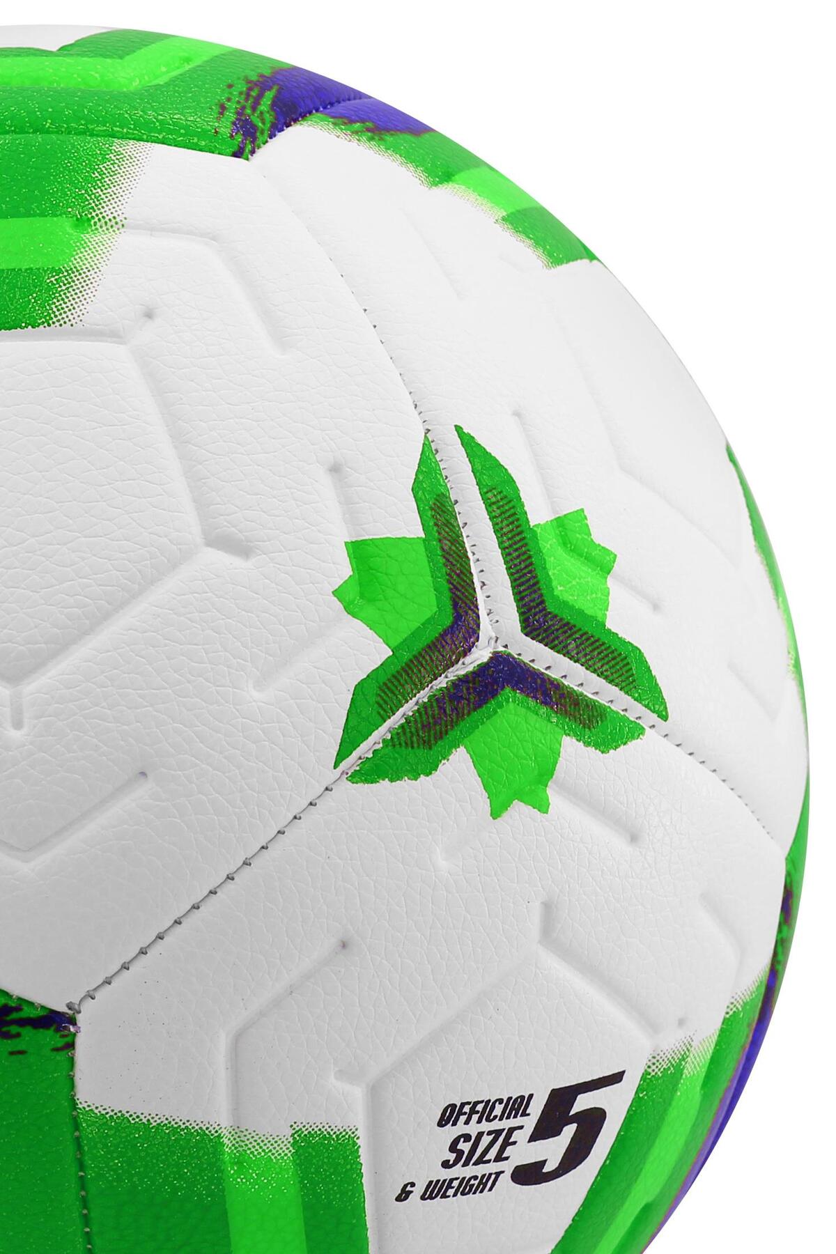 Orijinal Futbol Topu Premiera Sert Zemin Halı Saha Futbol Topu Hibrit Yeşil No:5