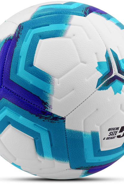 Orijinal Futbol Topu Premiera Sert Zemin Halı Saha Futbol Topu Hibrit Mavi No:5