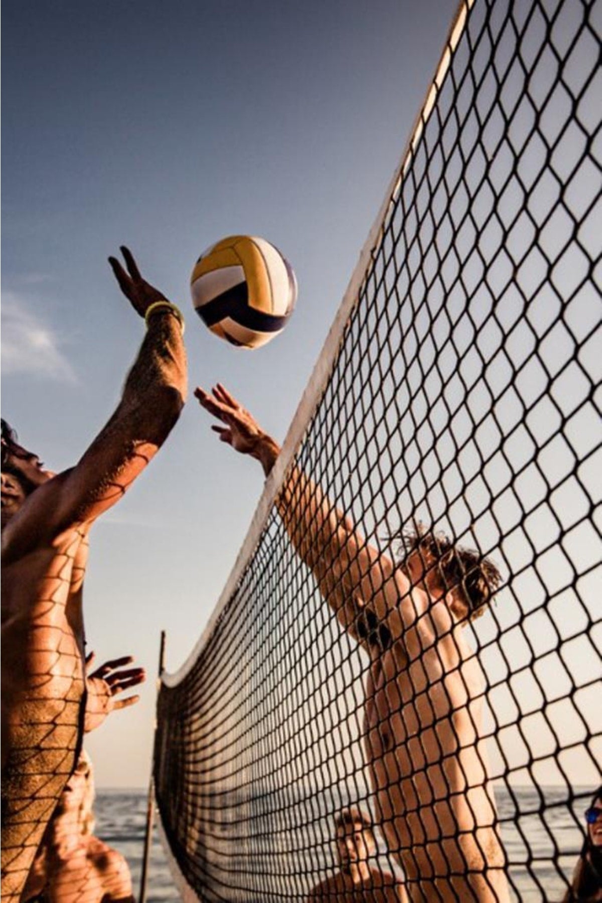 Voleybol Filesi 9.6 Metre Profesyonel Çantalı Taşınabilir Pratik Çelik Gergili Voleybol Ağı