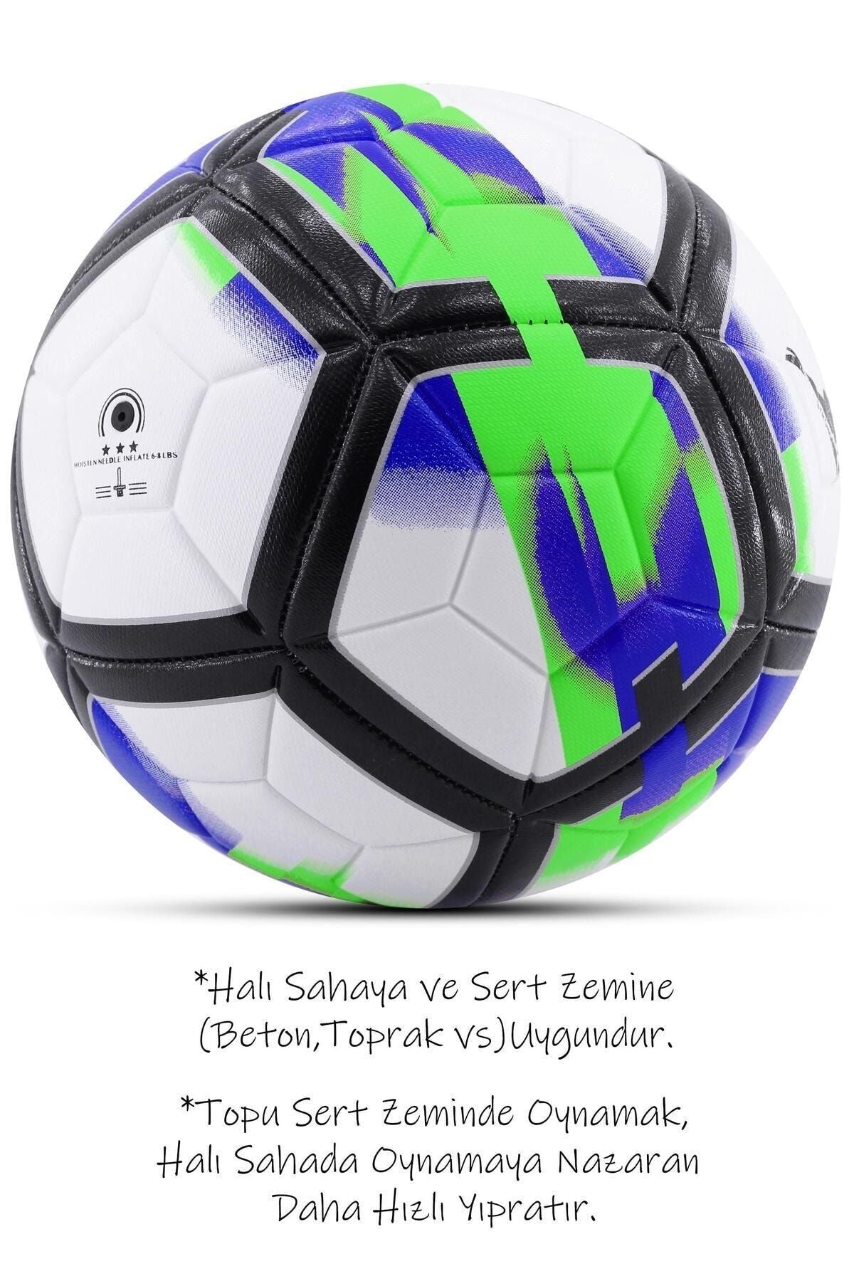 Futbol Topu LaLiga Sert Zemin Halı Saha Futbol Topu No:5 Yeşil