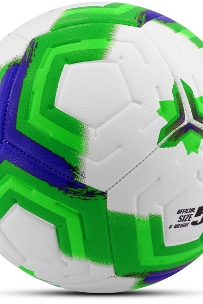 Orijinal Futbol Topu Premiera Sert Zemin Halı Saha Futbol Topu Hibrit Yeşil No:5