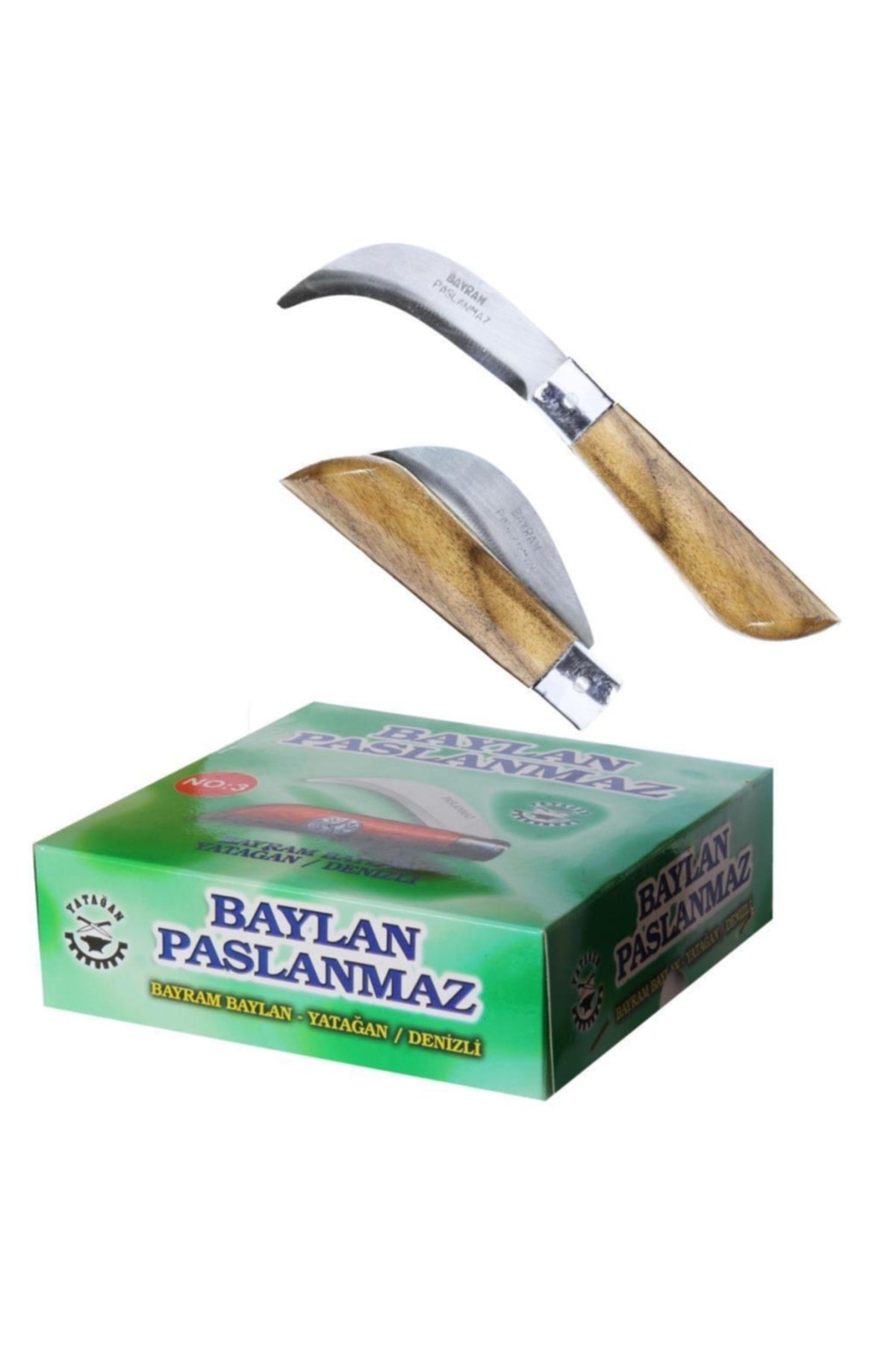 Bayram Aşı Bıçağı 10 Adet Bağ Bıçağı Paslanmaz Ceviz Aşı Çakısı 22 Cm No 3