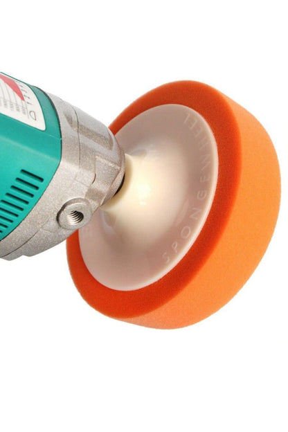 Far Pasta Cila Parlatma Turuncu Alman Cila Polisaj Süngeri 50x150 Mm Matkap Aparatı