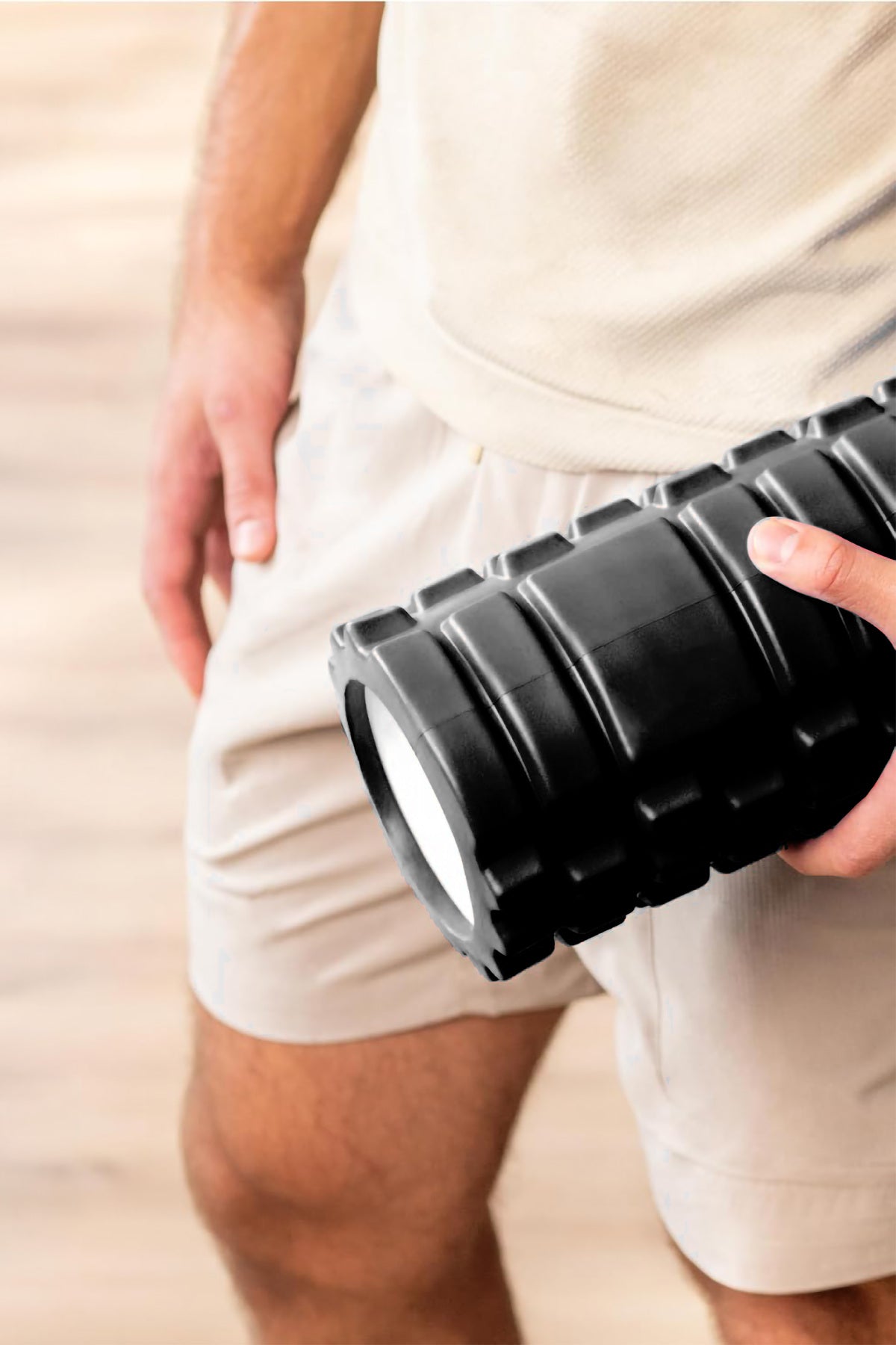 Foam Roller Fitness Masaj Rulosu Pilates Köpüğü Yüksek Yoğunluklu Orta Yumuşak