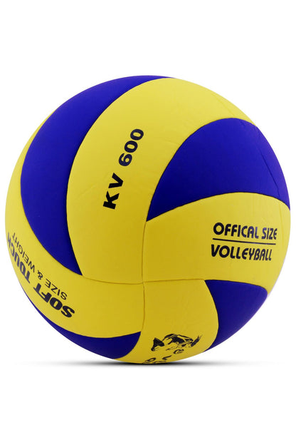 Voleybol Topu Swirl Soft Touch Yapıştırma Yumuşak Yüzey 8 Panel 5 Numara Kırmızı