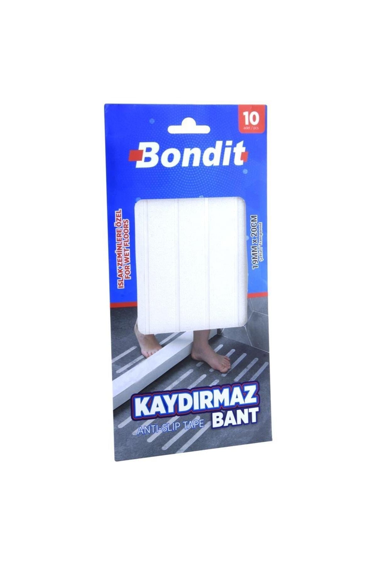 Bondit Banyo Mutfak Fayans Merdiven Kaygan Zemin Kaymaz Bandı Kaydırmazlık Bant 2x20cm