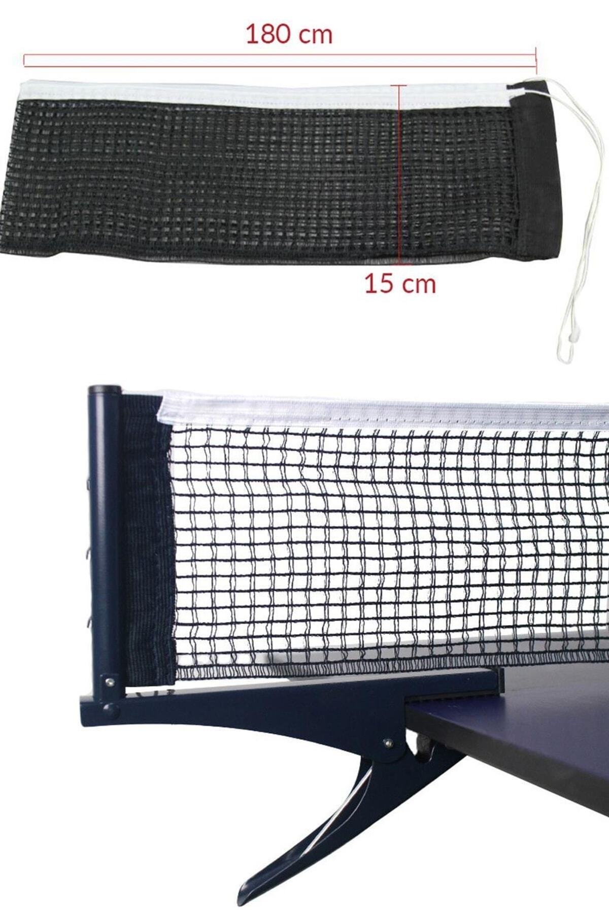 Masa Tenisi Filesi Raket Top Seti 6lı Kelepçe Mekanizmalı Pinpon Masası Ağı
