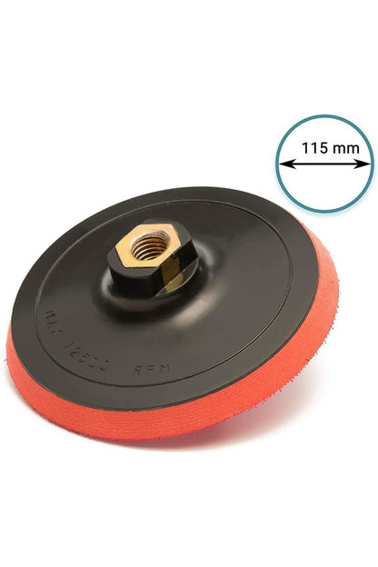 33 Parça Spiral Avuç Içi Taşlama 115mm Cırt Zımpara+matkap Seti