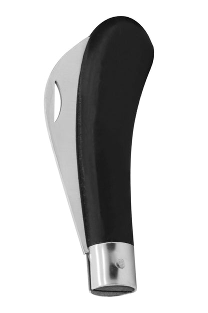 Desan Eğri Aşı Bıçağı Bağ Bıçağı Paslanmaz Ceviz Aşı Çakısı 20 Cm No 3 Siyah Plastik Saplı