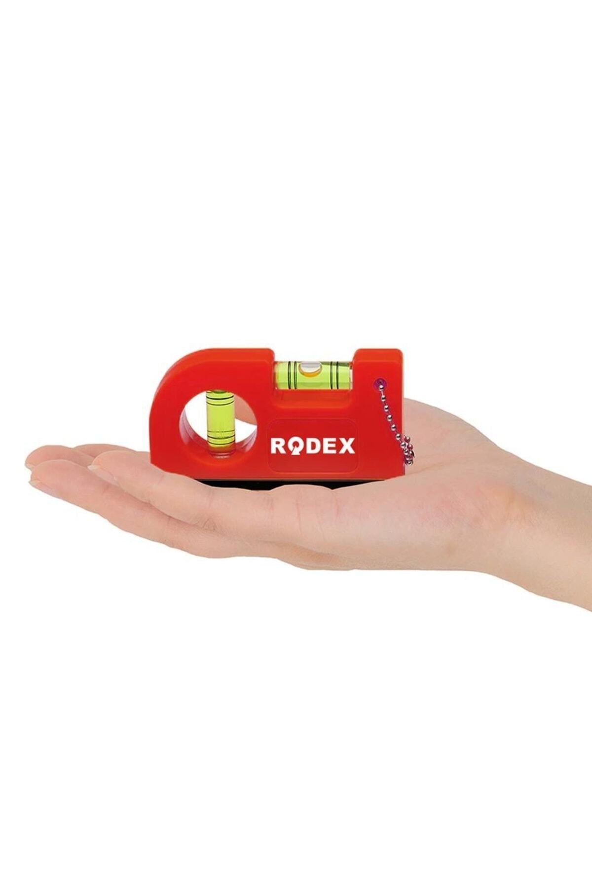 Rodex Cep Tipi Mini Su Terazisi Kırmızı Mıknatıslı Su Terazisi