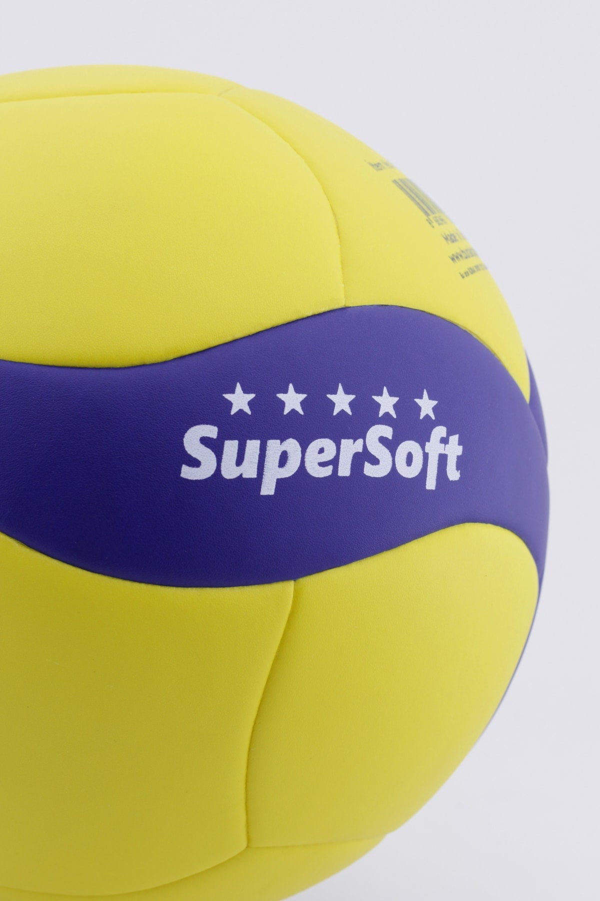 Voleybol Topu Supersoft Yapıştırma Soft Touch Yumuşak Yüzey 18 Panel 5 Numara