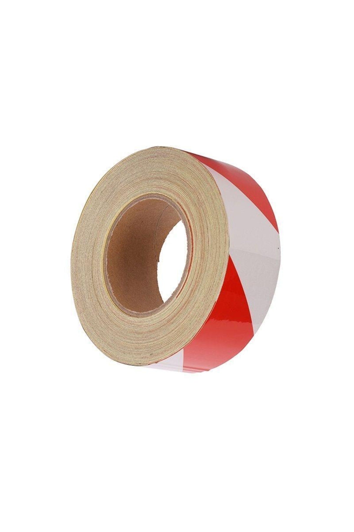 Reflektörlü Fosforlu Reflektif Ikaz Bandı Reflekte Bant 5 Cm Kırmızı Beyaz 1 Metre