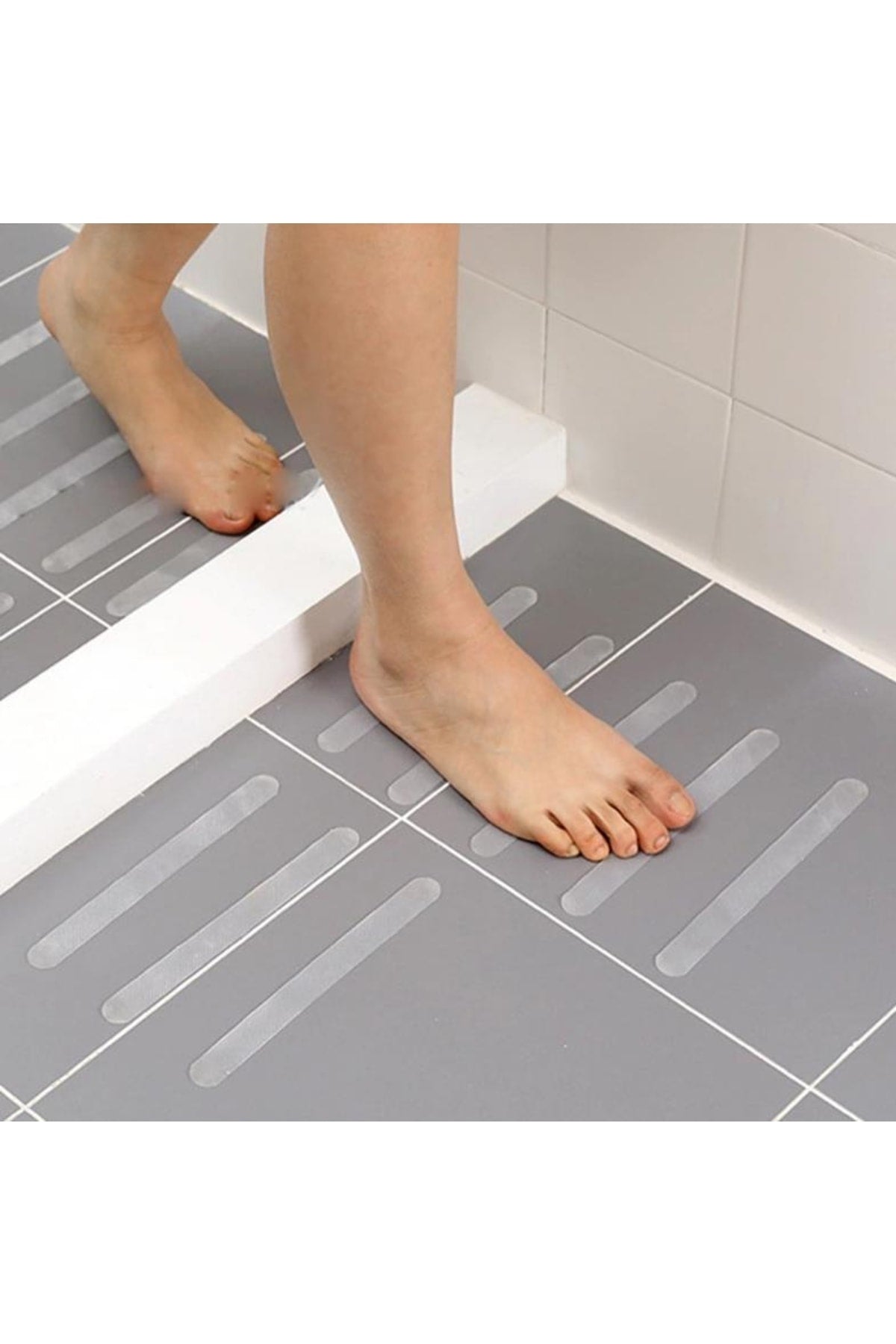 Bondit Banyo Mutfak Fayans Merdiven Kaygan Zemin Kaymaz Bandı Kaydırmazlık Bant 2x20cm
