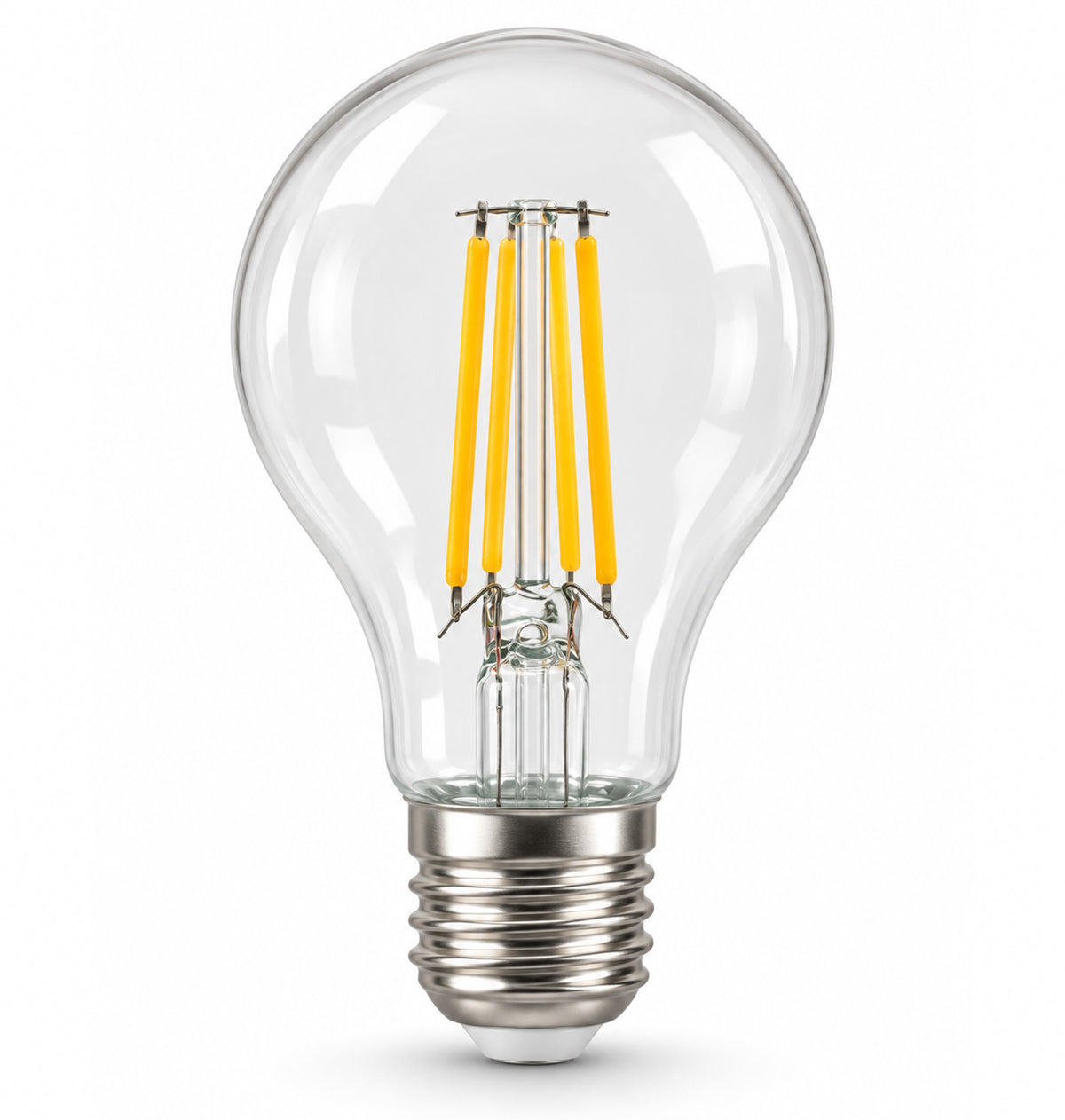 A60 Dimmerli Rustik Gün Işığı 2200K Amber LED Ampul Filament E27 Duylu Filamanlı Edison Ampül