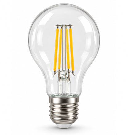 A60 Dimmerli Rustik Gün Işığı 2200K Amber LED Ampul Filament E27 Duylu Filamanlı Edison Ampül