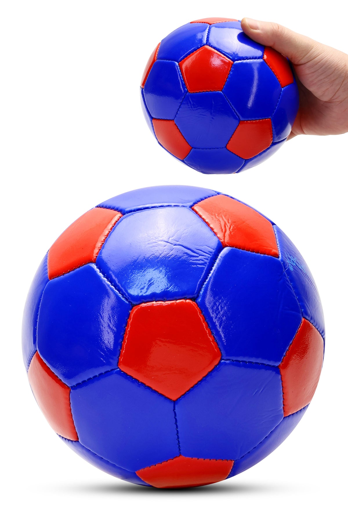 Hentbol Topu Renkli Parlak Katmanlı Çocuk Mini Futbol Topu No:1 İç Mekan Minik Top D02