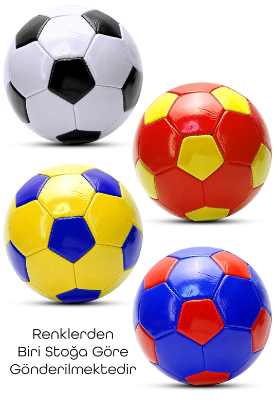 Hentbol Topu Renkli Parlak Katmanlı Çocuk Mini Futbol Topu No:1 İç Mekan Minik Top D02