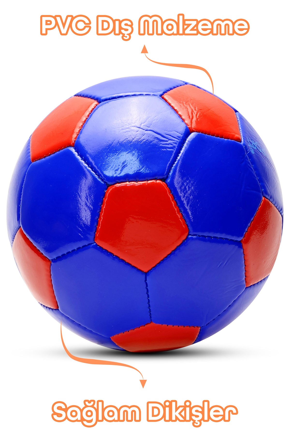 Hentbol Topu Renkli Parlak Katmanlı Çocuk Mini Futbol Topu No:1 İç Mekan Minik Top D02