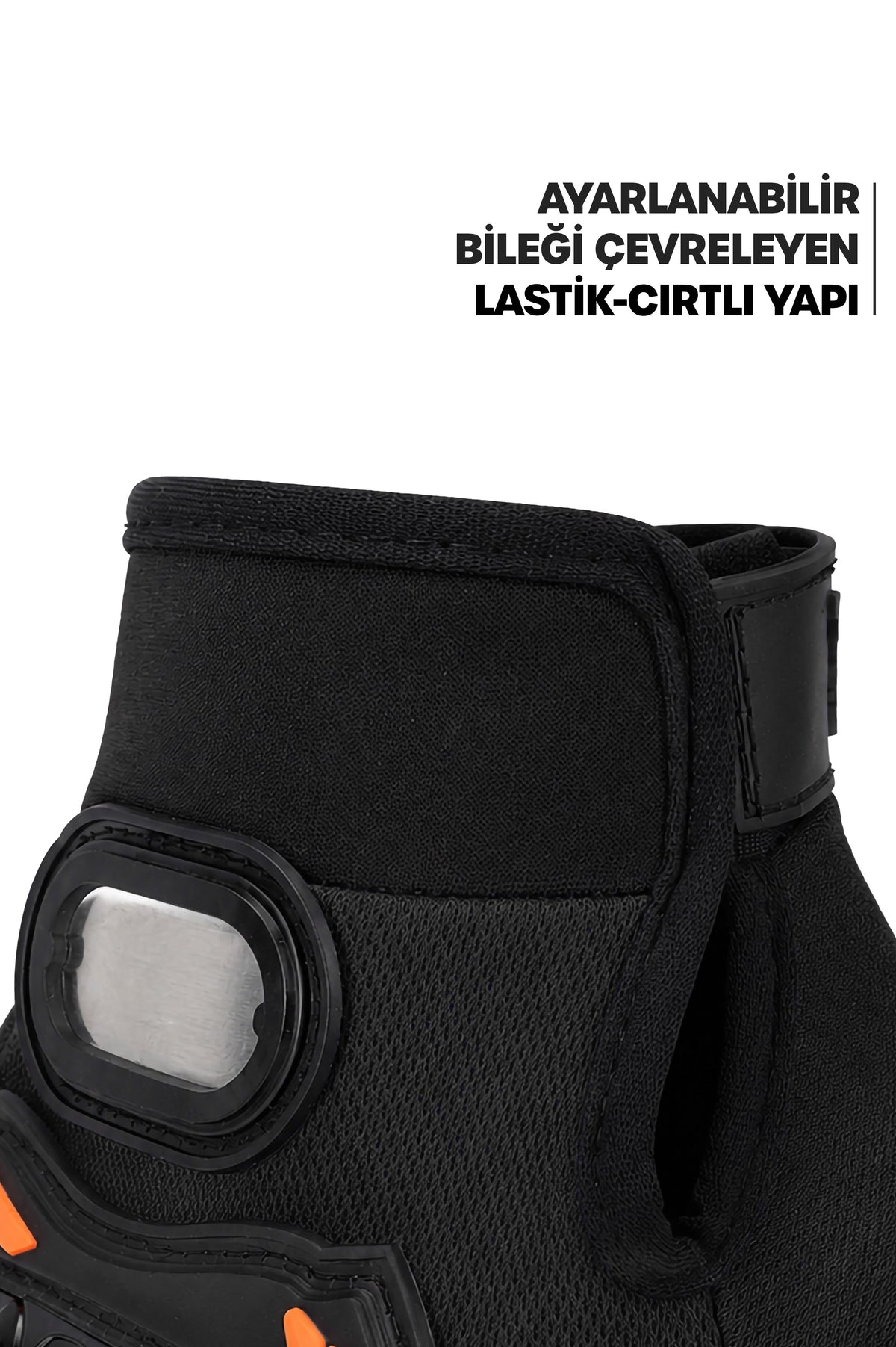M Beden Korumalı Kesik Yarım Motosiklet Eldiveni Unisex Bisiklet Motorcu Eldiveni Siyah 116