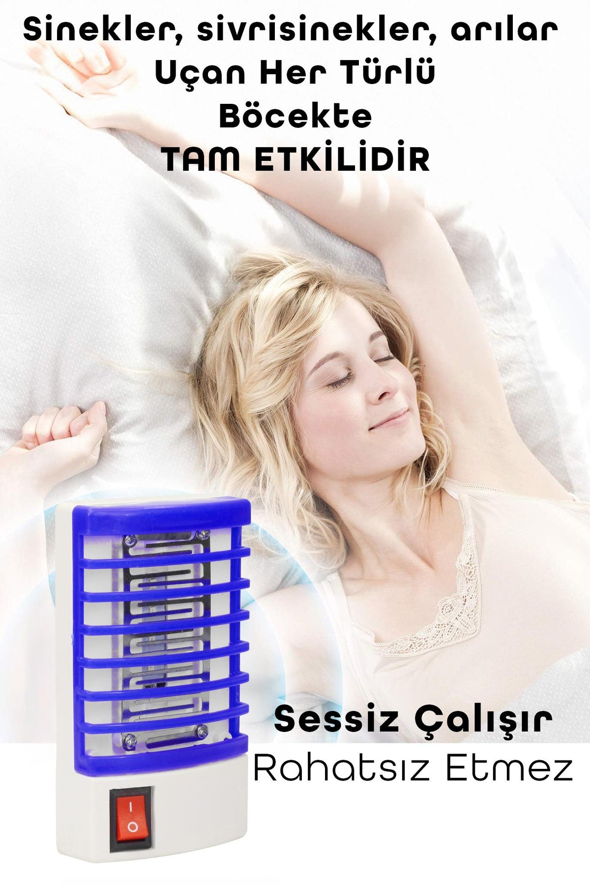 Elektrikli Sinek Öldürücü Karasinek Sivrisinek Öldürücü Cihaz Duvar Prize Monte Cız Kovucu 777