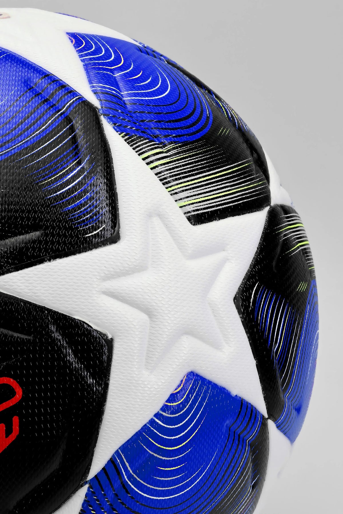 FT520 Şampiyonlar Ligi Futbol Topu 5 Numara – Mavi Desenli Antrenman ve Maç Topu