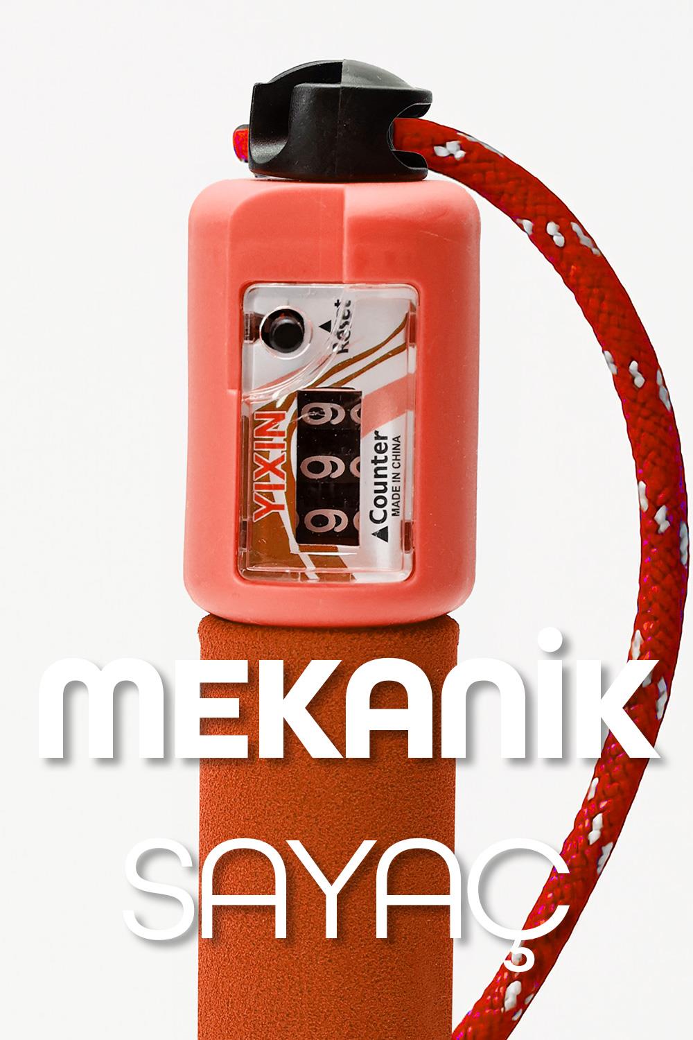 Sayaçlı Atlama İpi Uzunluk Ayarlanabilir Atlama Sekme İpi Jump Rope Örgü İpli K1543