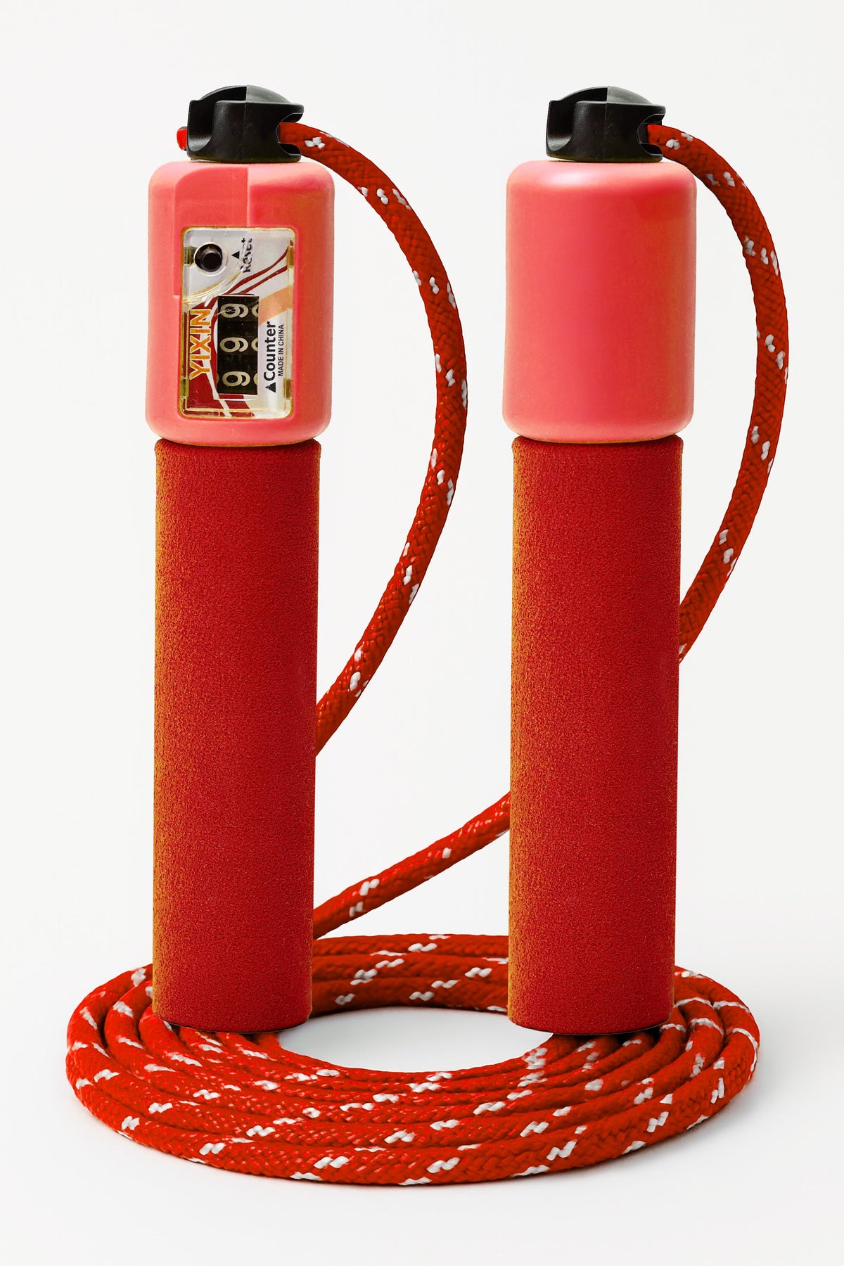 Sayaçlı Atlama İpi Uzunluk Ayarlanabilir Atlama Sekme İpi Jump Rope Örgü İpli K1543