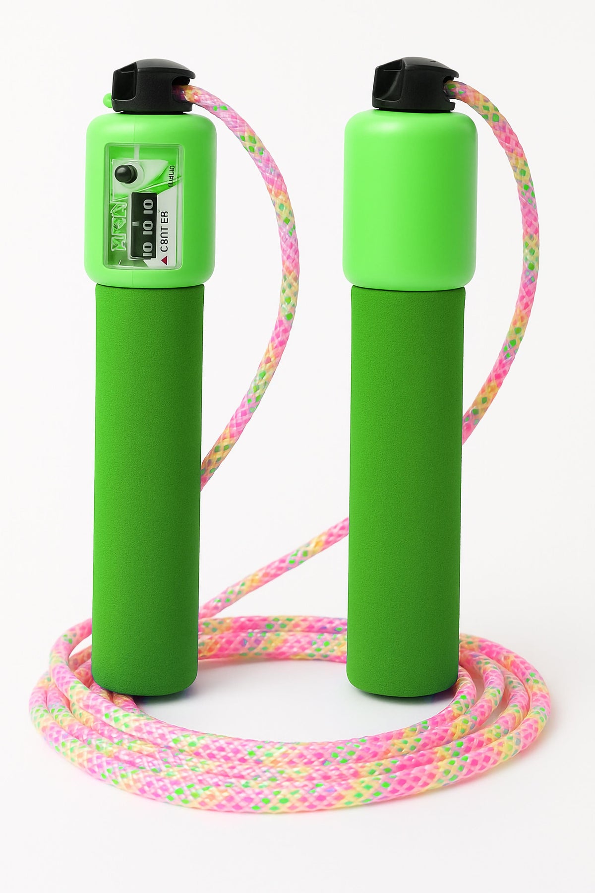 Sayaçlı Atlama İpi Uzunluk Ayarlanabilir Atlama Sekme İpi Jump Rope Şeffaf Simli İp K1567