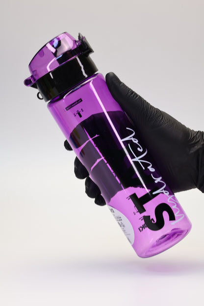 Su Matarası Tritan Geniş Ağız Su Şişesi Stay Hydrated Spor Matarası Suluğu BPAsız 630 mL Mor 0102
