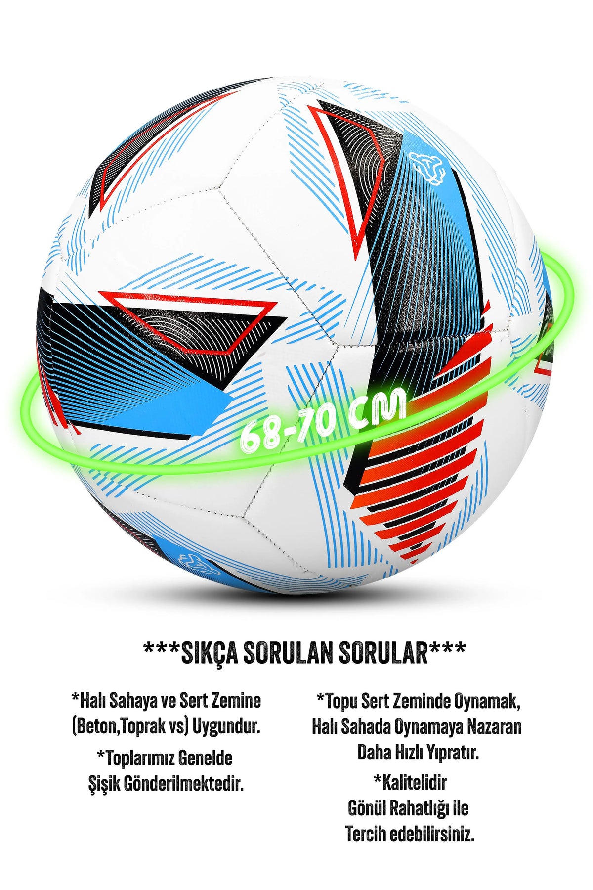 Telvesse Neon League Futbol Topu Seti No 5