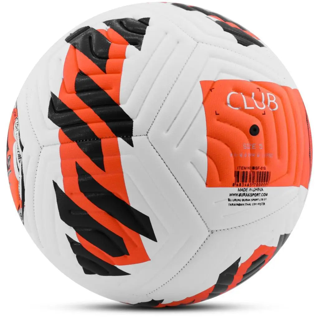 FT505 Neon Kırmızı Futbol Topu 5 Numara – Antrenman ve Maç Topu
