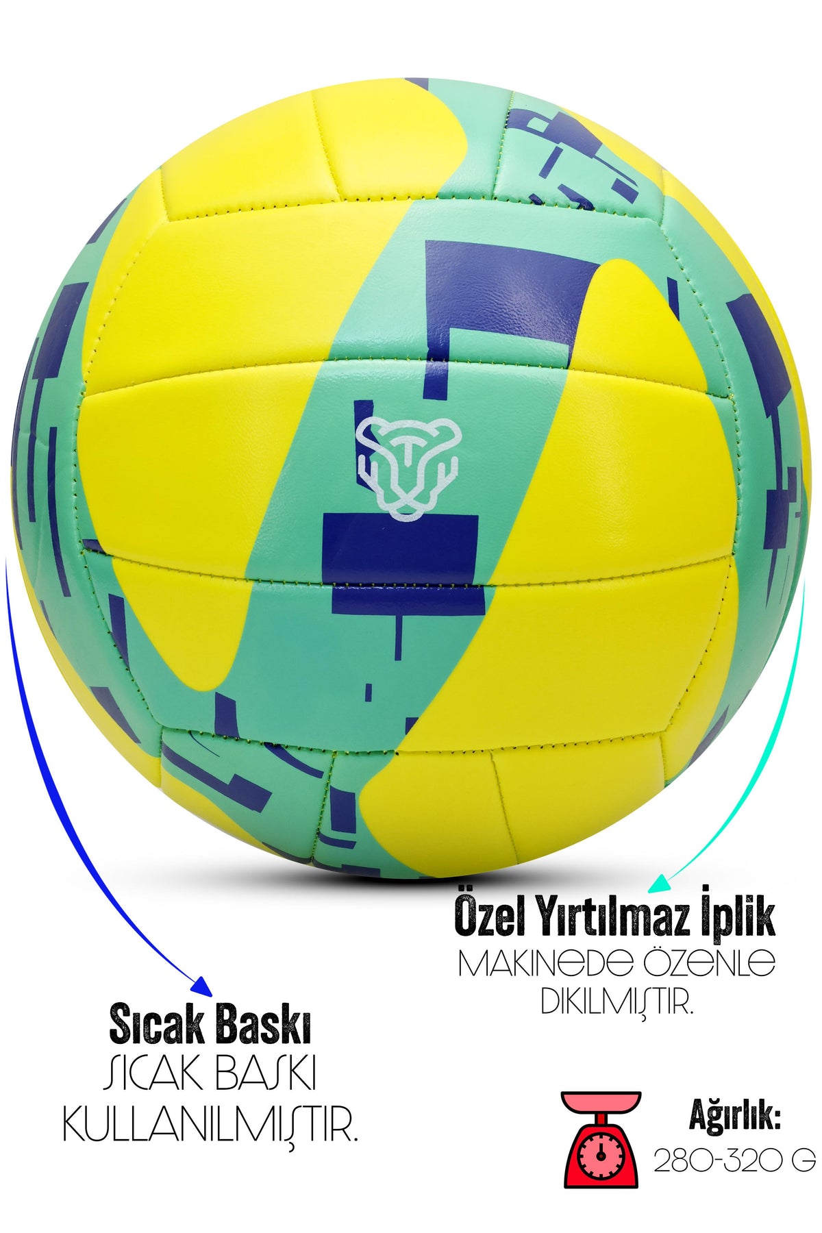 Telvesse VT800 Spike Voleybol Topu Yumuşak Doku Semi-Pro İç-Dış Mekan Soft Touch 300 g No:5